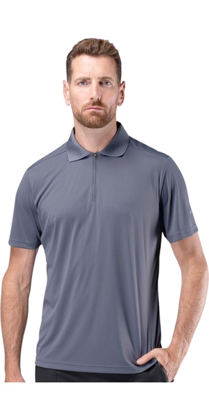 2026 Zhik Hombres Polo De Manga Corta UVactive ATP-0086-M - Slate